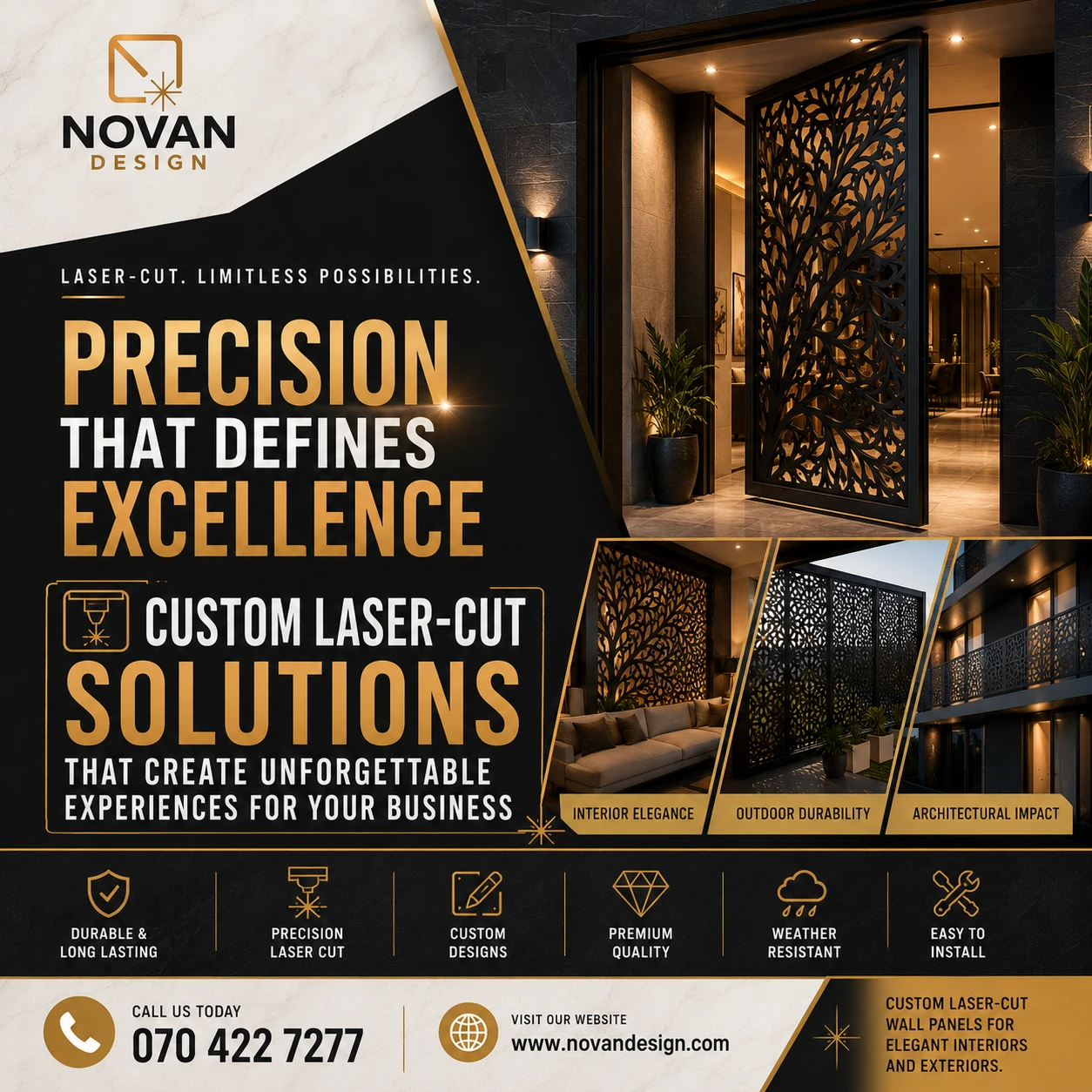 Novan Design privacy panel campaign
